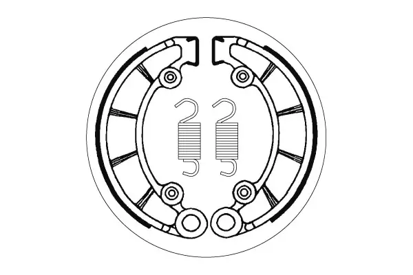 Sbs Jarrukengät - MÖNKIJÄN JARRUPALAT - 23-2072 - 1