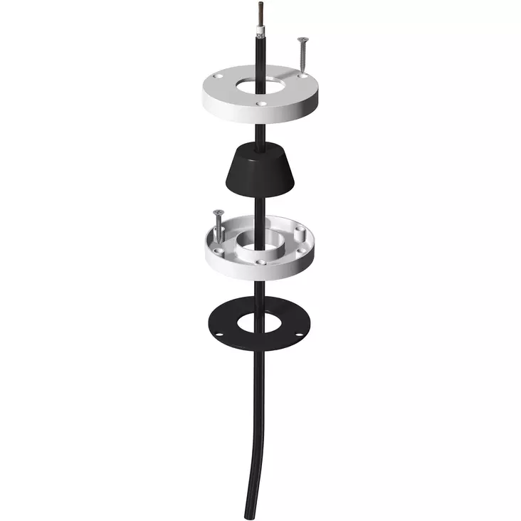 Shakespeare Acc108 Thru Deck Gland For Rg-58 And Rg-213 - ANTENNIT - 115-503-012 - 1