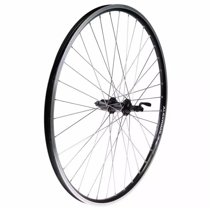 TAKAPYÖRÄ 27,5" 19-584 SHIMANO ACERA 8/9/10 PIKAL., ALEX X2000 MUSTA, 2-POHJA AL - Takapyörät - 59082 - 1