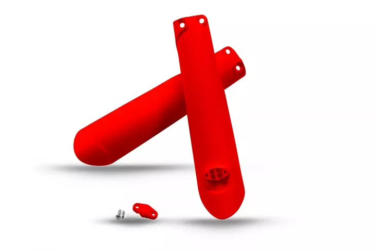 UFO ETUHAARUKAN SUOJAT GASGAS MC125-450 + EC250-350 2021- PUNAINEN 062 - CROSSIN ETUISKARIN SUOJAT - 650-7131-062 - 1