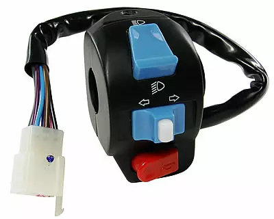 Valonvahitaja, Vasen, Yleismalli - MOPON VALONVAIHTAJAT - 307-3142 - 1