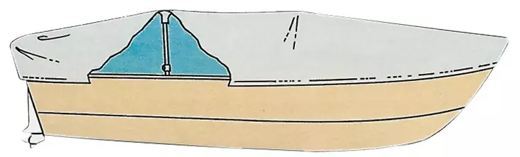 VENEPEITTEEN TUKIJALKA 90/160 - AJONEUVO PEITTEET - M46-100-02 - 1