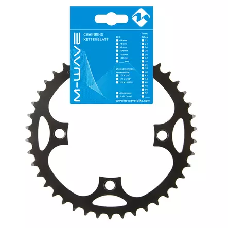 Ketjuratas e-bike, 42h, bcd104, teräs, musta - SÄHKÖPYÖRÄN ETU- JA TAKARATTAAT - 352683 - 1