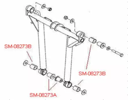 Sno-X Etupukin Korjaussarja Skii-Doo - MÖNKIJÄN OSAT - 84-08273 - 2
