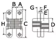 Hidden Hinges - SARANAT - M38-527-03 - 2