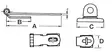 Kansilukko 91x29mm - LUUKUNPIDIKKEET JA SALVAT - M38-441-13 - 2