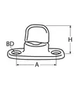 Kuomunkiinnike Niklattu 17,3mm - KUOMUKIINNIKKEET - 125-6-8142416-173 - 1
