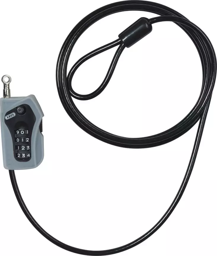 ABUS COMBILOOP 205/200 BLACK 200 CM - KETJU JA LEVY LUKOT - 49-52523 - 1