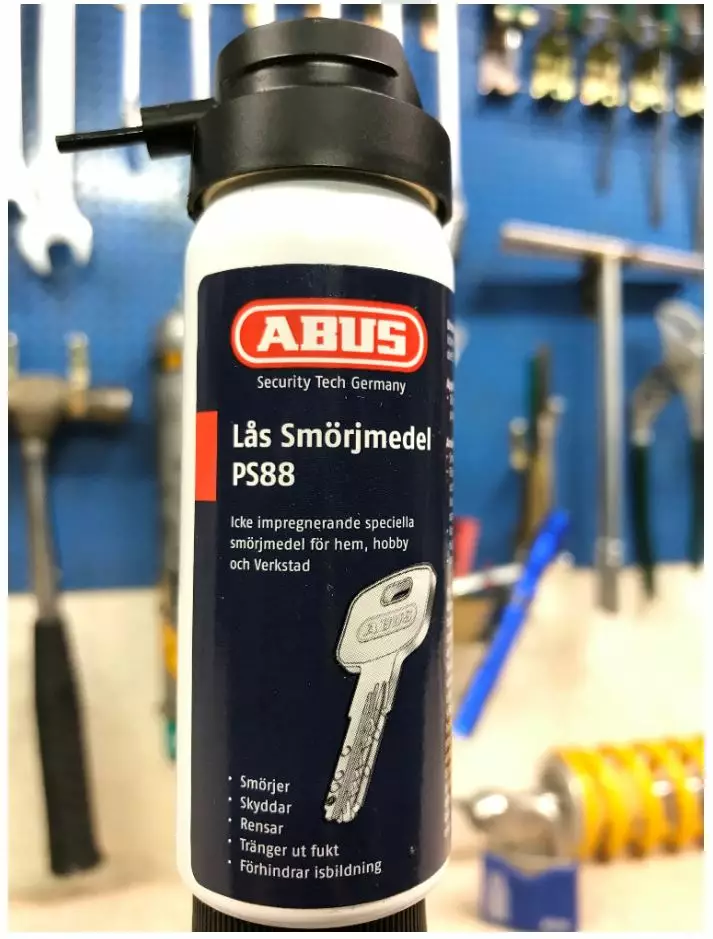 Abus Lukkospray 50 Ml Swedish Text - KETJU JA LEVY LUKOT - 49-52643 - 1