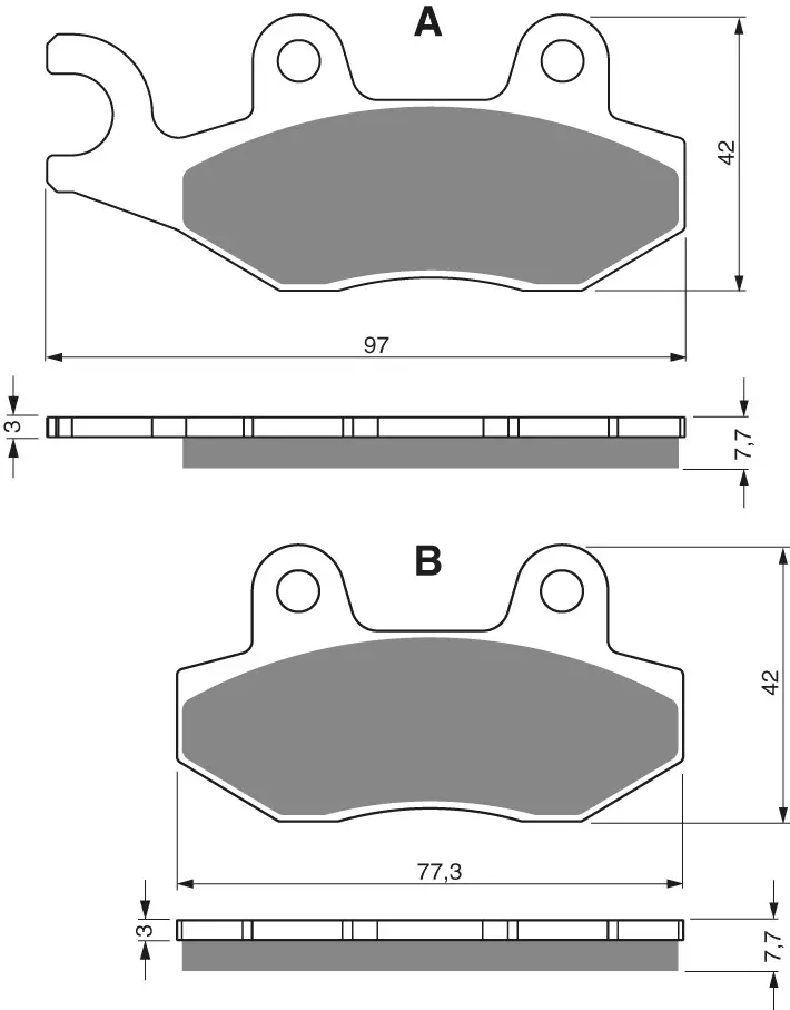 GOLDFREN JARRUPALAT 002 CERAMIC CARBON S3 - MÖNKIJÄN JARRUPALAT - 48-12-002-3 - 1