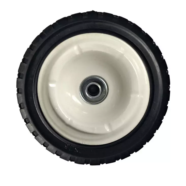 Greentek pyörä, 7" x 1,50", yleismalli, metallivanne 1/2" akselille, laakereilla - YLEISPYÖRÄT - 447-8R59-13 - 1