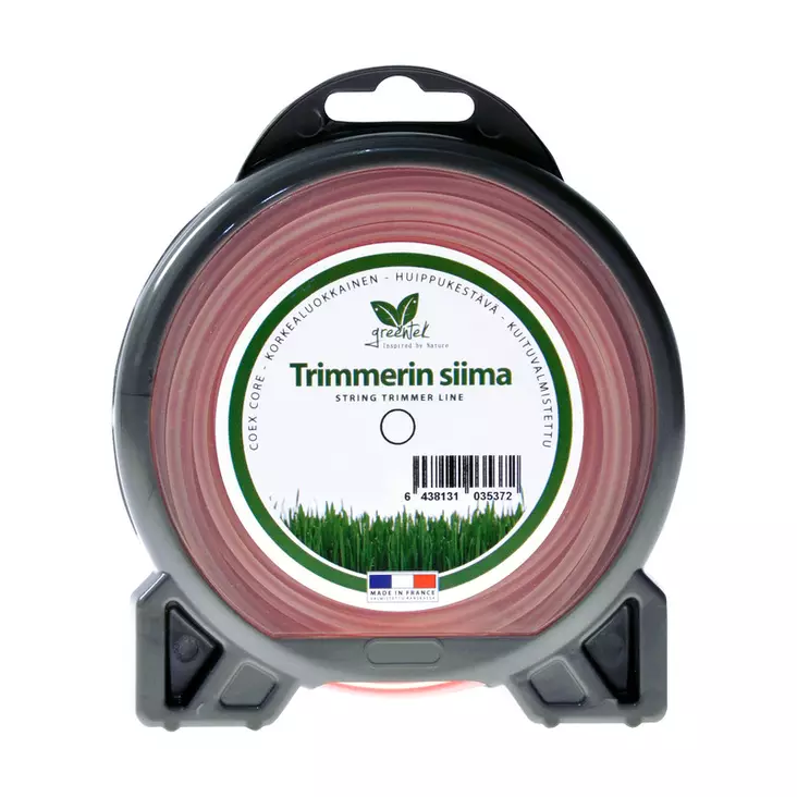 Greentek trimmerin siima, coex core, pyöreä, ø 3,0mm x 223m , (duoline) - TRIMMERIN SIIMAT - 446-SF30223 - 1