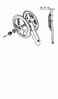 Ketjusuoja Herrmans Slyde 42/44 Säädettävä, Muovi, E-Bike - POLKUPYÖRÄN KETJU- JA RUNKOSUOJAT - 60383 - 1