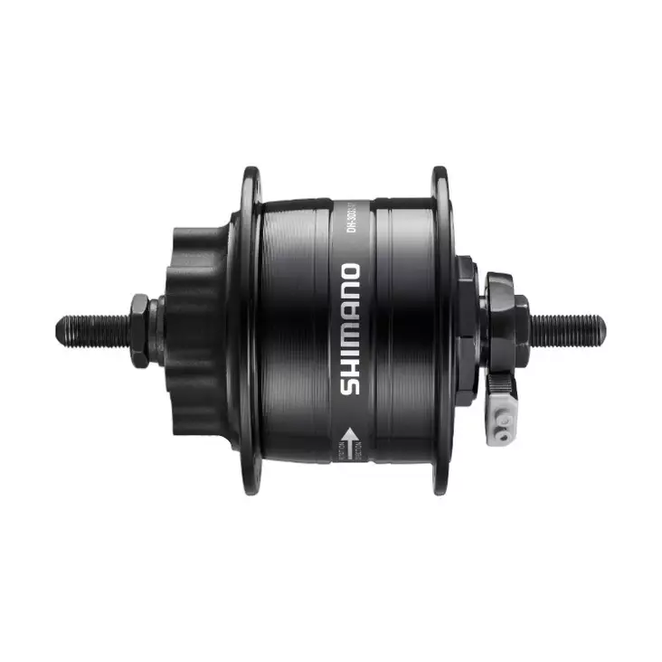 Napadynamo shimano dh3d32, 6v/3w, 32r, levyjarru, pikalinkku - POLKUPYÖRÄN KÄDENSIJAT - 61353 - 1
