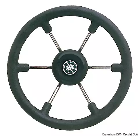 Osculati Ss Steering Wheel Black 340 Mm - OHJAUSPYÖRÄT - M45-139-33 - 1
