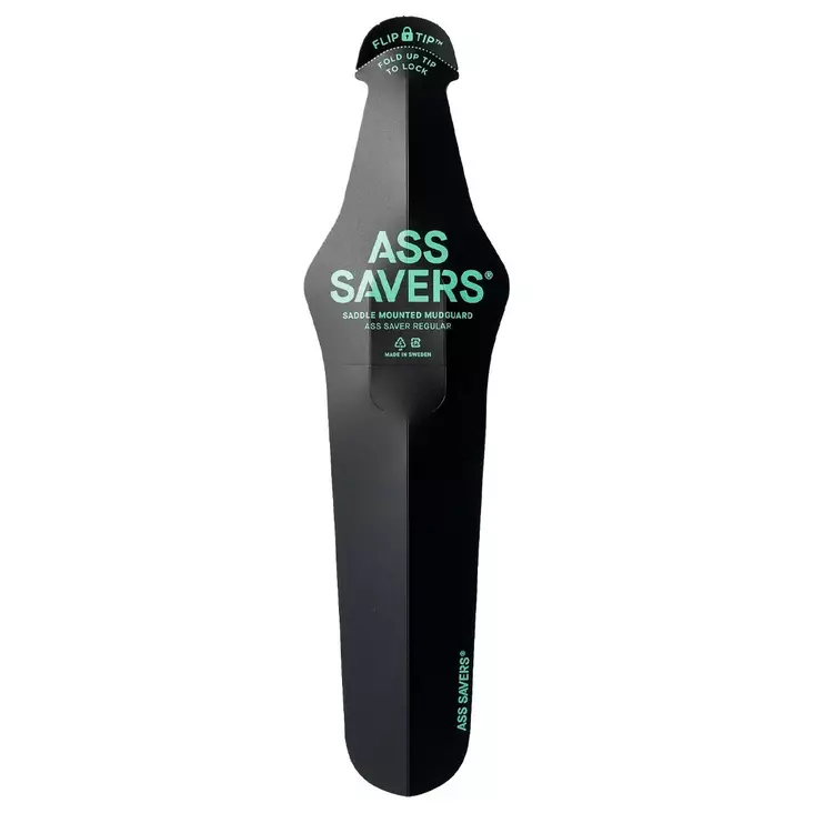 Pikalokasuoja Taakse Ass Savers, Regular, Musta - POLKUPYÖRÄN LOKASUOJAT - 67403 - 1