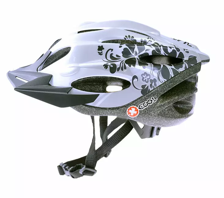 Pyöräilykypärä X-Cool City Jr, Valkoinen/Hopea 54-58 - PYÖRÄILYKYPÄRÄT - 68883 - 1