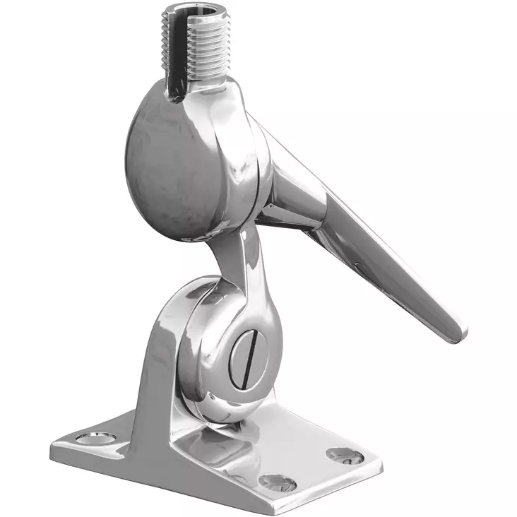 Shakespeare 5187 Sleek Stainless Steel Ratchet Mount - ANTENNIT - 115-503-003 - 1