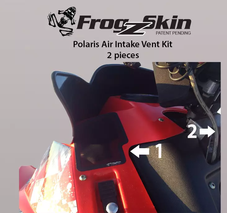 SPI FROGSKINZ 2008-13 POLARIS 440/600 AIR INTAKE KIT - FROGSKINZ TUULETUSKALVOT - 823-F0093 - 1