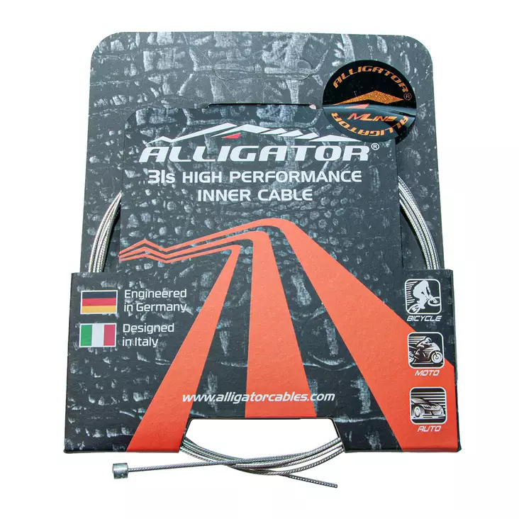 Vaihdevaijeri Alligator Superior Shine 31-Säikeinen, 1,1Mm X 2000Mm. (Rst/Hiottu - POLKUPYÖRÄN VAIJERIT - 63103 - 1
