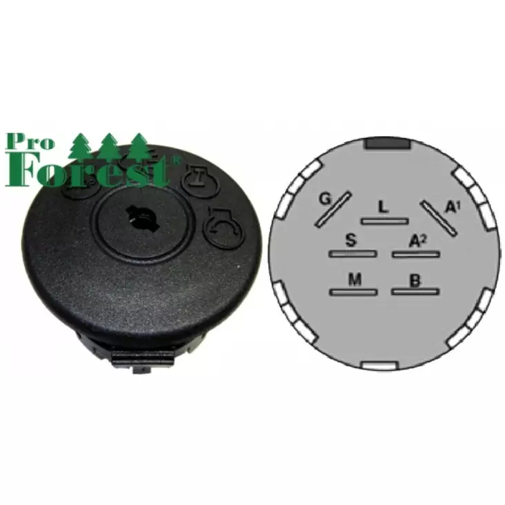 Virtalukko 7-Napainen Muovia - VIRTALUKOT JA KATKAISIJAT - 70-313 - 1