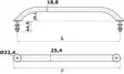 Käsikaide Ss600 Mm - KAITEET JA KAHVAT - M41-910-24 - 2