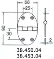 Sarana 56x90mm 2mm - SARANAT - M38-450-04 - 1