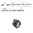 Shimano Nexus 7-V (Sg-7c21), Vaijerin Lukitusruuvi - TAKANAVAN OSAT - 64244 - 2