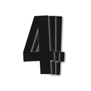 Blackbird Kilpanumerot Musta 3kpl/Srj 13x7cm 4 - TARRAT - 381-5047-20-4 - 1