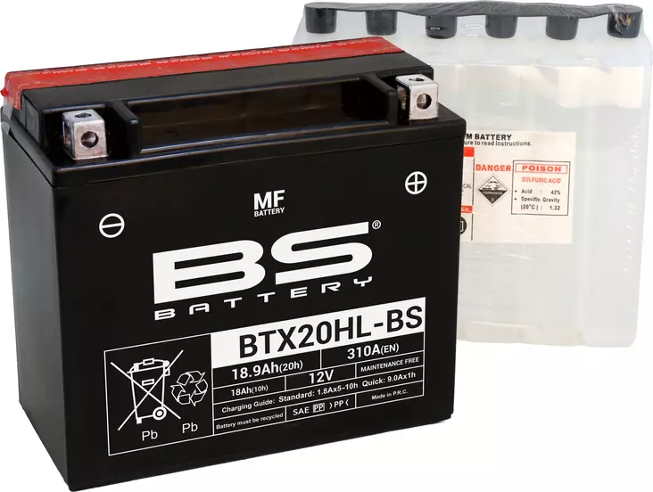 Bs Battery Btx20hl-Bs Mf (Cp) Maintenance Free - AKUT - 140-300614 - 1