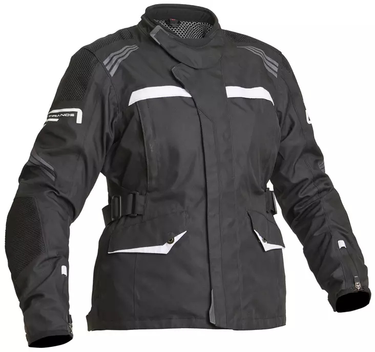 Lindstrands Tekstiilitakki Granberg Naisten Musta/Valkoinen - MP AJOTAKIT - 720-21050101-34 - 1