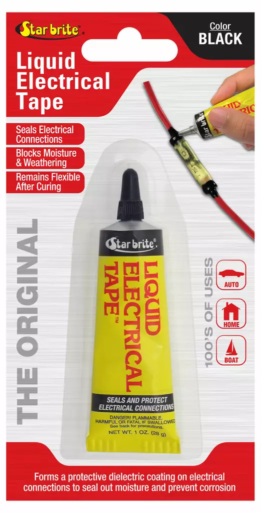 Liquid Electrical Tape Black Nestem.Sähköte.Musta 28g - TEIPIT JA TIIVISTYSMASSAT - 136-84154 - 1