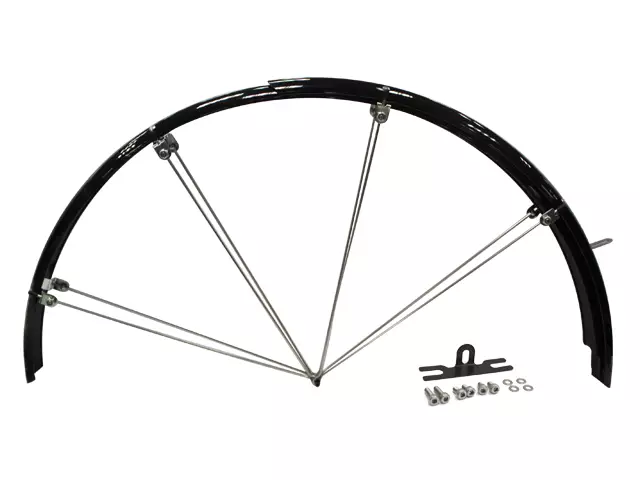 Lokasuojapari 28" Cavo, Aisallinen, Kiinnikkeet, Musta 35Mm - POLKUPYÖRÄN LOKASUOJAT - 41-374 - 1