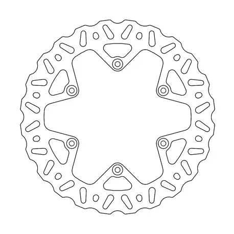 Moto-Master Nitro Jarrulevy Taakse Yamaha Yz450F 18-19 - CROSSIN JARRULEVYT - 235-110724 - 1