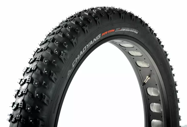 Nastarengas 26" 100-559 Chaoyang Fat-Bike, (26X4.0), Tr Taitettava, Musta - Nastarenkaat - W108234 - 1