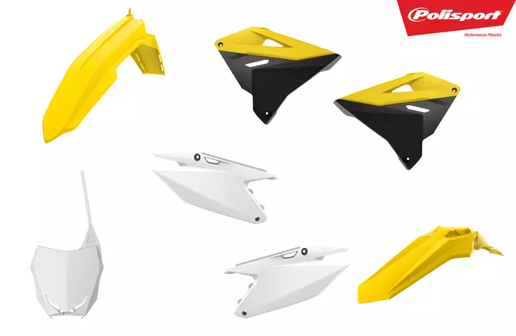 Polisport Plastic Kit Suzuki Rm125/250 (01-08) Restyling 19 Style Oem - CROSSIN TÄYDELLISET MUOVISARJAT - 178-90864 - 1