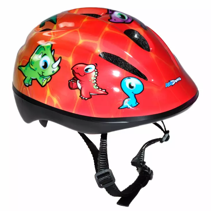 Polkupyöräkypärä Kidzamo Jurassic Jr, Punainen, 46-53 - PYÖRÄILYKYPÄRÄT - 68704 - 1