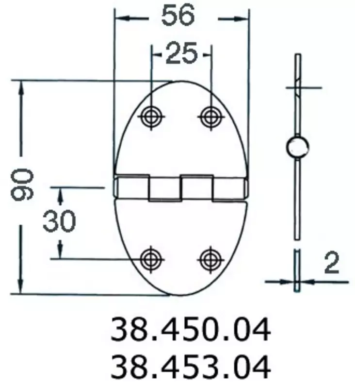 Sarana 56x90mm 2mm - SARANAT - M38-450-04 - 1