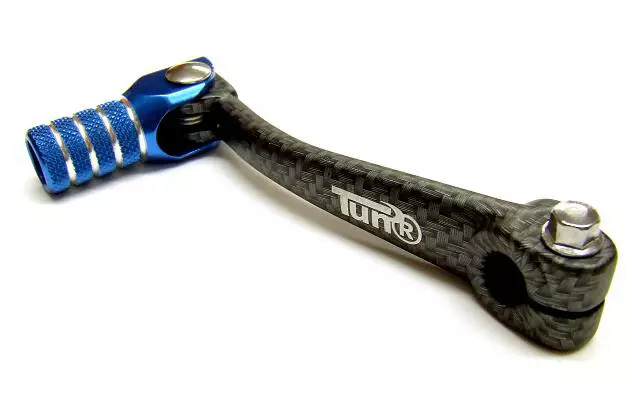 Tec-X Vaihdepoljin, Carbon-Kuvio/Sininen, Minarelli Am6 - MOPON VAIHDEPOLKIMET - 306-4021-4 - 1