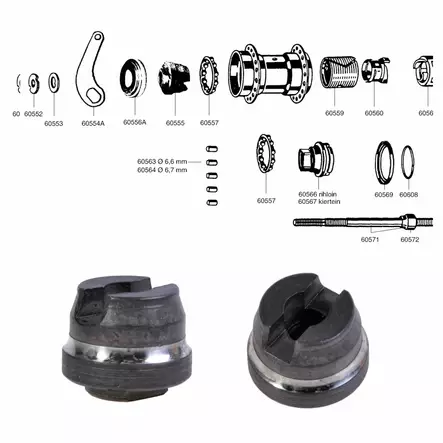 Favorit 1-V, Laajennuskartio 96- - TAKANAVAN OSAT - 60555 - 1