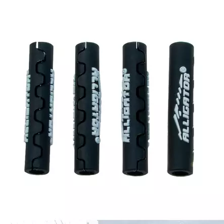 Vaijerinkuoren Suoja Alligator Sahalaita, Vaihdevaijeriin 4 Mm, 4Kpl/Pkt, Musta - POLKUPYÖRÄN VAIJERIT - 63115 - 1