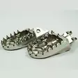 Scar Evolution Footpegs - Honda/Kawasaki Titanium Color - CROSSIN JALKATAPIT - 430-S3515 - 1