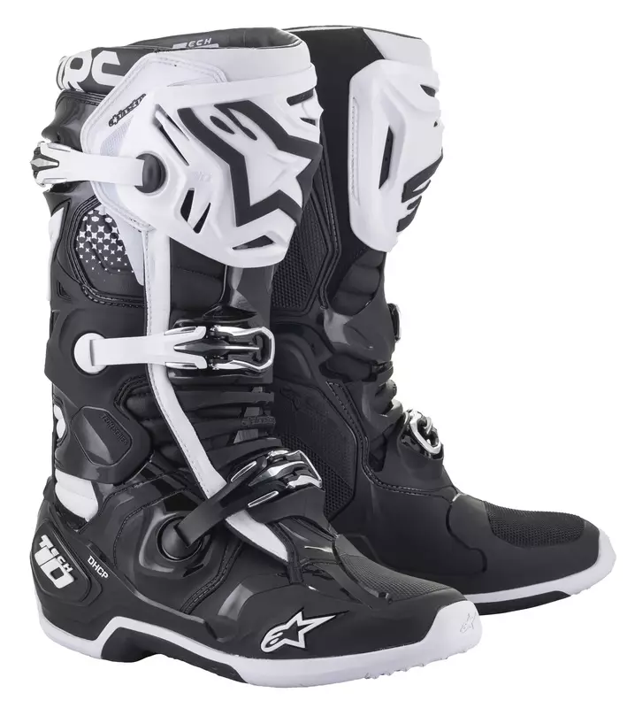 Alpinestars Ajosaapas Tech 10 Musta/Valkoinen 40,5 (7) - CROSSIKENGÄT - 695-2010020-12-405 - 3