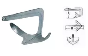 ANKKURI TREFOIL - ANKKURIVINSSITARVIKKEET - M01-110-02-N - 1