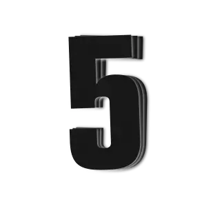 Blackbird Kilpanumerot Musta 3kpl/Srj 16x7,5cm 5 - TARRAT - 381-5048-20-5 - 1