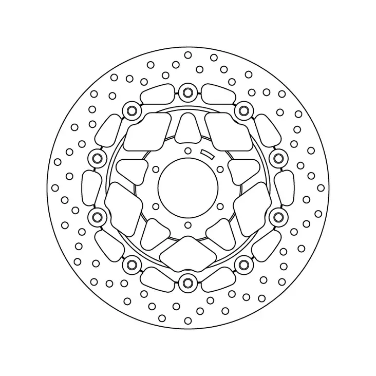 Brembo Serie Oro Jarrulevy Kelluva - MÖNKIJÄN OSAT - 232-78B40825 - 1
