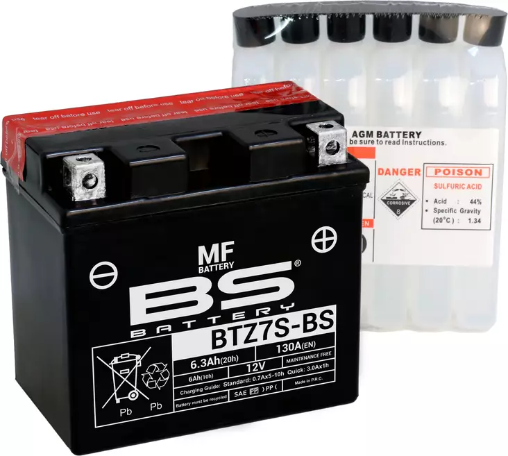 Bs Battery Btz7s-Bs Mf (Cp) Maintenance Free - AKUT - 140-300695 - 1
