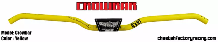 Cfr Crow Ohjaustanko Banana Keltainen - MK OHJAUSTANGOT - 928-1004-05 - 1