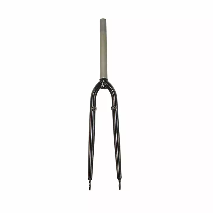 ETUHAARUKKA 28"/622, 1 1/8" KIERRE, V-/LEVYJARRU, KIILTÄVÄ MUSTA - POLKUPYÖRÄN ETUHAARUKAT JA OSAT - 392855 - 1