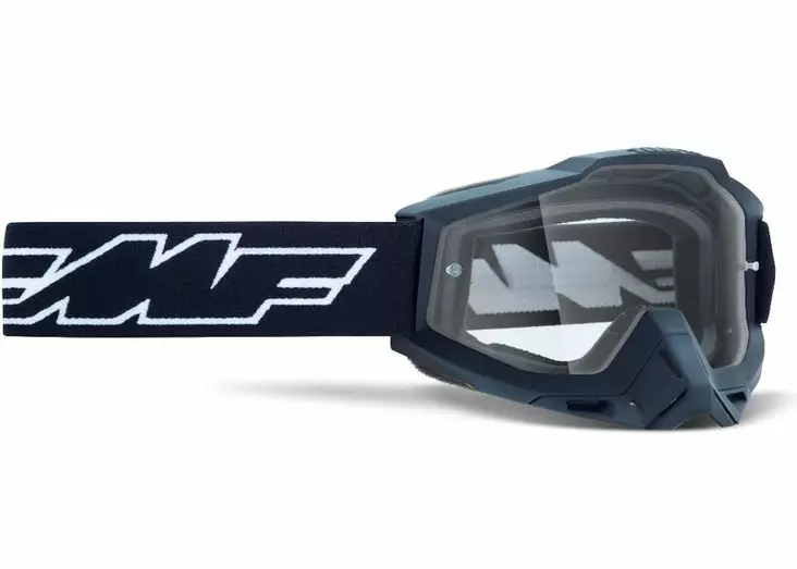 FMF POWERBOMB YOUTH Goggle Rocket Musta - Kirkas Linssi - CROSSILASIT - 675-21001-5 - 2